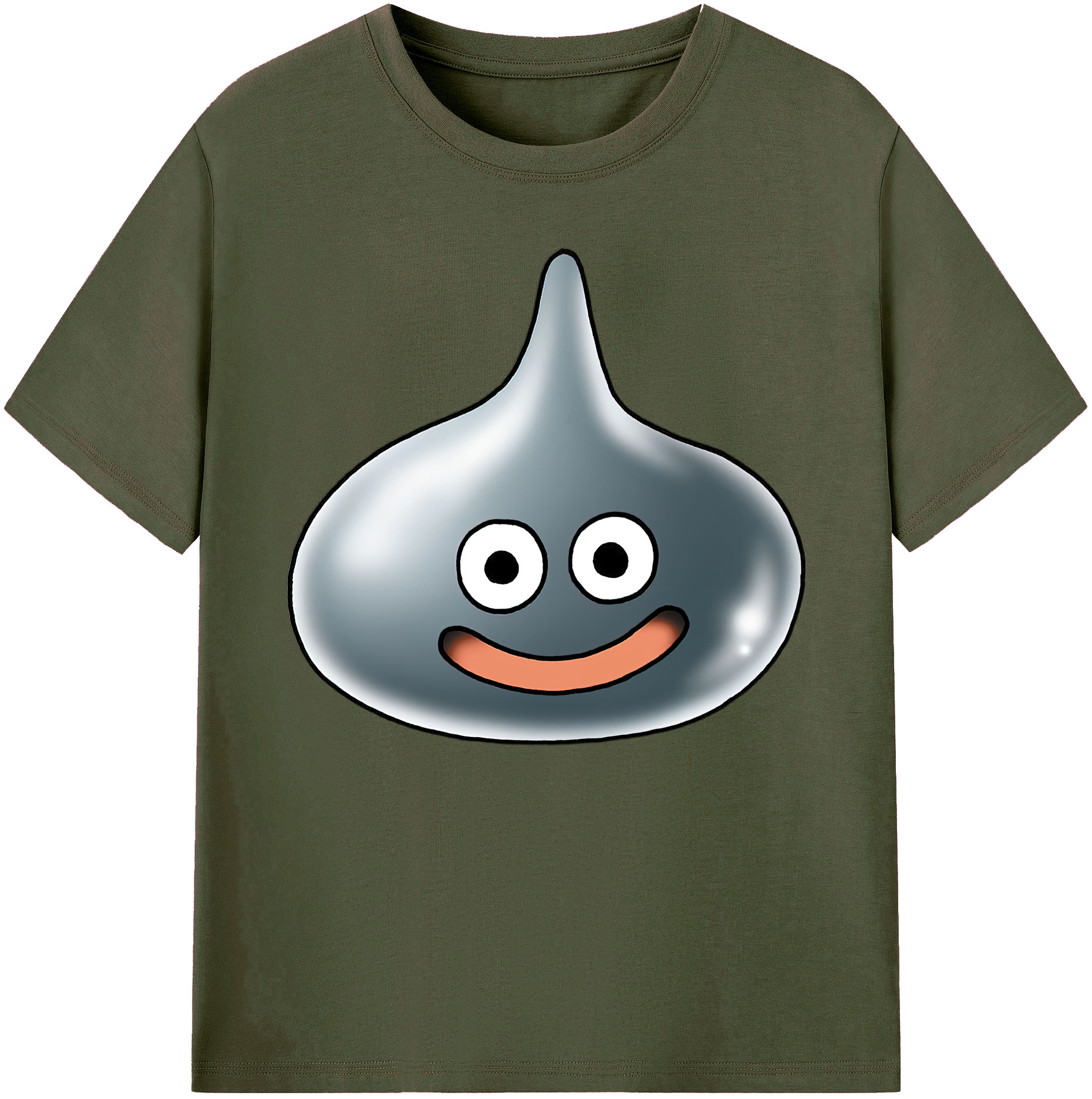 （画像用） ドラゴンクエスト Doragon Kuesuto Dragon Quest 綿100％ メンズ半袖Tシャツ｜肌触りやわらか＆通気性